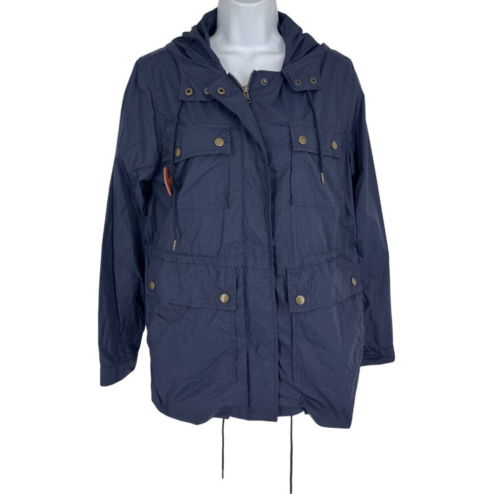 J. CREW Hooded Windbreaker Jacket Size Women's  S